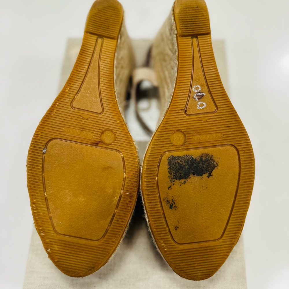 Kanna Cream Espadrille Wedge Sandals - Picture 7 of 10